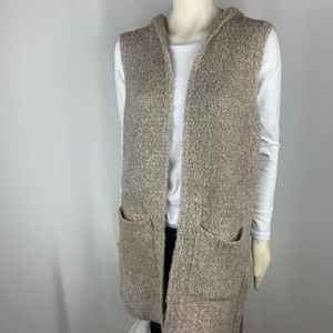 Sunday in Brooklyn | Hooded Oversize Cardigan Vest